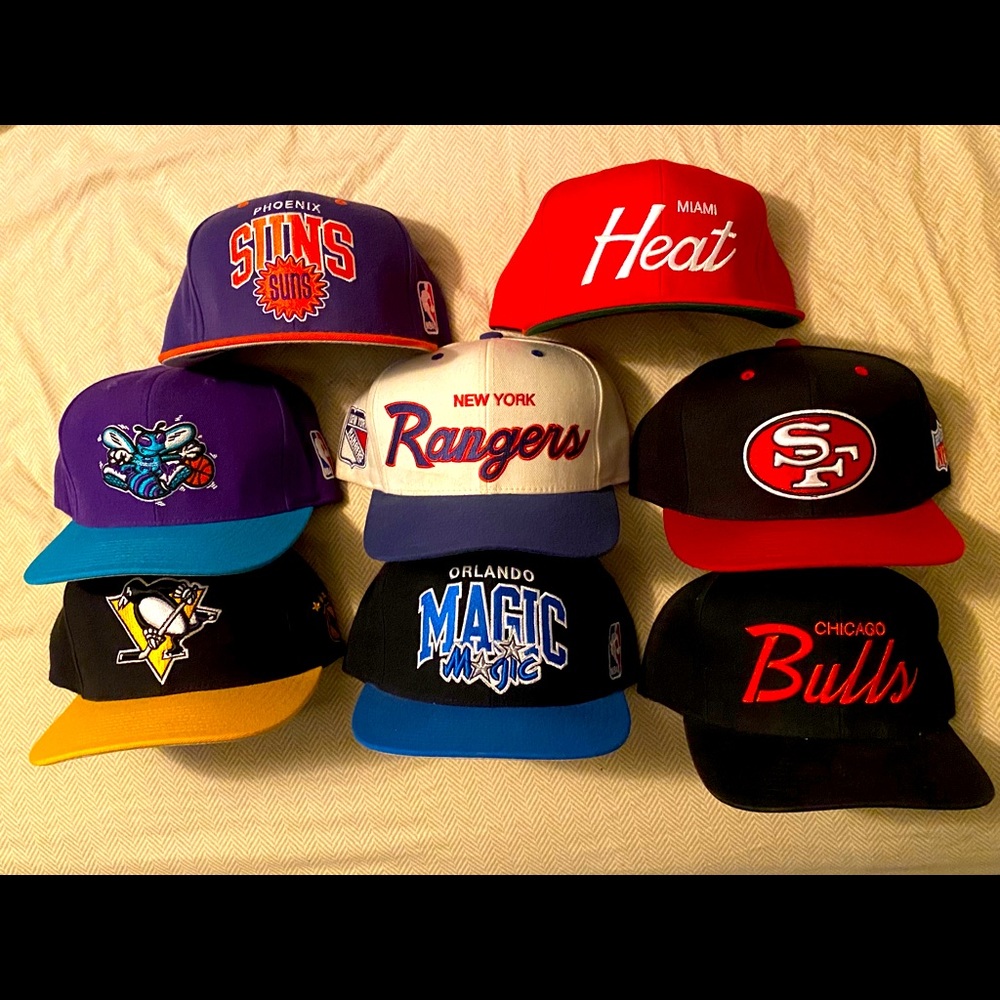 *2011* (8) Piece Mitchell & Ness SnapBack Package